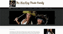 Desktop Screenshot of mackaypiratefamily.com