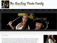 Tablet Screenshot of mackaypiratefamily.com